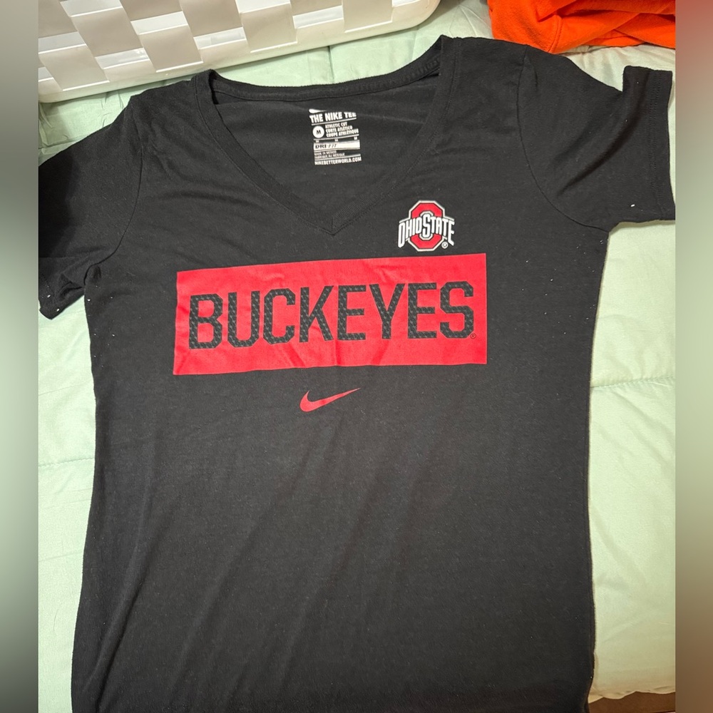 Nike Black and Red Buckeyes Tee Ohio state